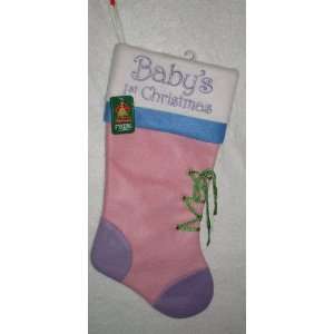  Holiday Traditions   Baby 1st Christmas Stocking 