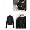   Fashion Lady Women Long Sleeve Rivet Shrug Jacket Tops 2 Colors A1008