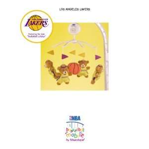  NBA Los Angeles Lakers Mascot Musical Baby Mobile *SALE 