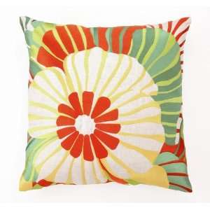  Trina Turk Orange Sea Floral Pillow
