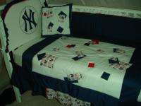 Baby Nursery Crib Bedding Set w/NY Yankees NEW York  