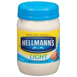 Hellmanns Light Mayonnaise 15 oz (Pack Grocery & Gourmet Food