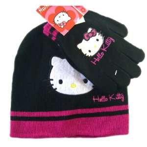  Kitty Winter Set (2 pc)   Hello Kitty Beanie and Mittens Toys & Games