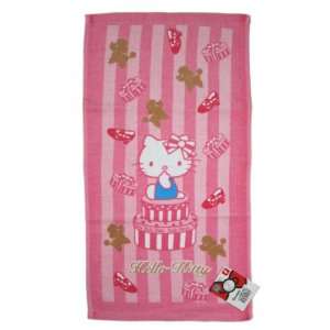  Pink Shoe Box Hello Kitty Bath Towel   Pink Hello Kitty 
