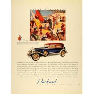 1932 Ad Packard Egypt Cairo Alexandria Cars Automobile   Original 