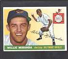 1955 Topps Baseball 154 WILLIE MIRANDA EXMT NRMT  