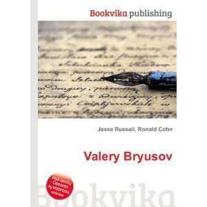  Valery Bryusov Ronald Cohn Jesse Russell Books