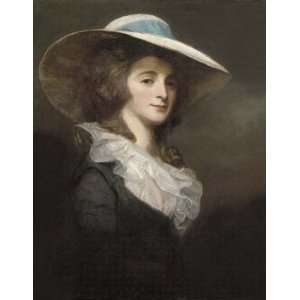   paintings   George Romney   24 x 30 inches   Portrait of Lady Herries