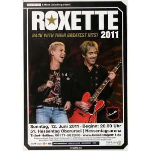  Roxette   Hessentag 2011   CONCERT   POSTER from GERMANY 