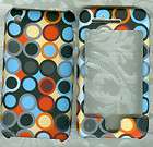 brown polka dot APPLE IPHONE 3G 3Gs PHONE COVER hard protector CASE 