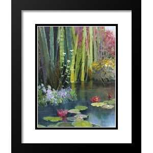 Kent Wallis Framed and Double Matted Art 33x41 Lilies Adorning The 