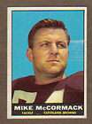 1961 TOPPS FOOTBALL #72 MIKE MCCORMACK BROWNS EX+