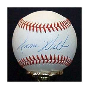  Jerome Walton Autographed Baseball   Autographed Baseballs 