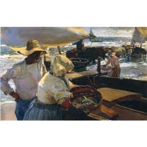   paintings   Joaquin Sorolla y Bastida   24 x 16 inches   Morning sun