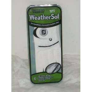  FootJoy Ladies Weathersof Golf Glove, Regular, White 