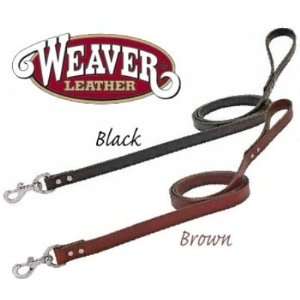  Weaver Briarwood Grandeur Leash 4 Feet, 1 inch, Brown Pet 