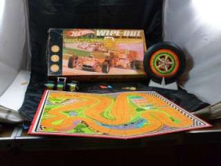 Mattel Hot Wheels Wipe Out Race Game 1968  