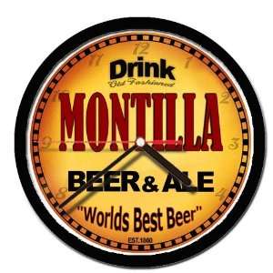  MONTILLA beer and ale cerveza wall clock 