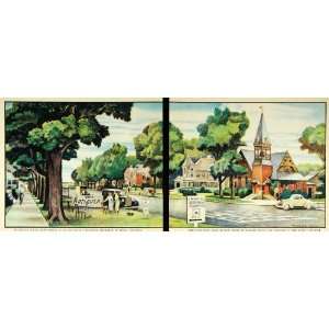   Church Akron de Gogorza Whitley   Original Color Print