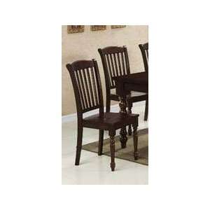  Willard Side Chair in Chocolate Finish by Crownmark