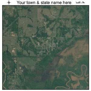   Aerial Photography Map of Hoffman, Oklahoma 2010 OK 