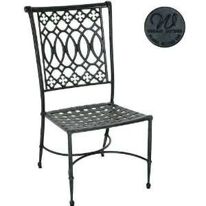  Windham Castings Elysee Side Dining Chair Frame Only, Coal 