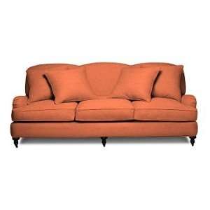  Williams Sonoma Home Bedford Sofa, Glazed Linen, Coral 