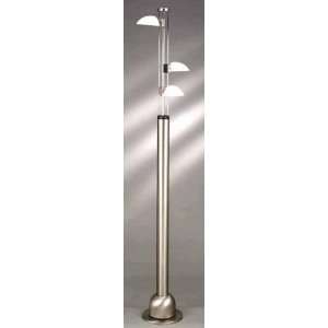  New Frosted Steel Elevator Table Lamp 55H with Bulb