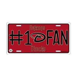  Arizona Diamondbacks License Plate   #1 Fan Sports 