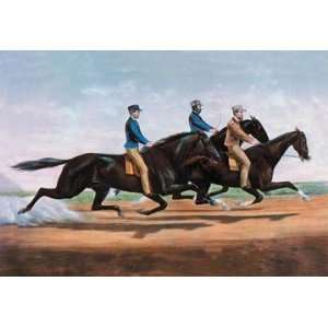  Exclusive By Buyenlarge Horse Race 20x30 poster