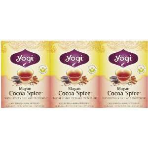 Yogi Tea Mayan Cocoa Spice, Herbal Supplement, Tea Bags, 16 ct, 3 pk