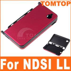 Aluminum Metal Hard Case Cover For NDSi DSi XL/LL   Red  