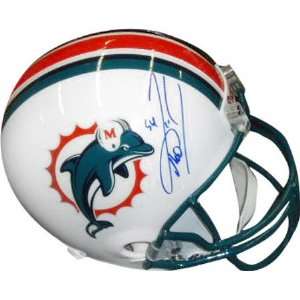 Zach Thomas Miami Dolphins Autographed Riddell Deluxe Full 
