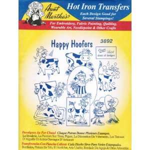  Happy Hoofers (Cartoon Cows) Aunt Marthas Hot Iron 