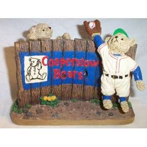   Baseball Bear Cubs Playin Hooky Resin Figurine