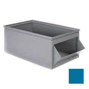  12W X 21D X 8H Hopper Box   Blue 