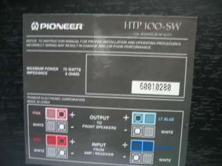 Pioneer HTP 100 SW 70 Watt Subwoofer  