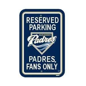  MLB Padres 12 by 18 Fan Parking Sign