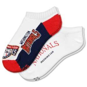  MLB Washington Nationals Mens No Show Socks, Size L (10 