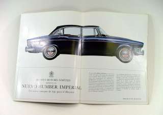 Humber Imperial & Super Snipe Car Brochure in Spanish  