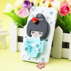   Mirror + Cell Phone Charm for iPhone 4S 4G Green Cell Phones