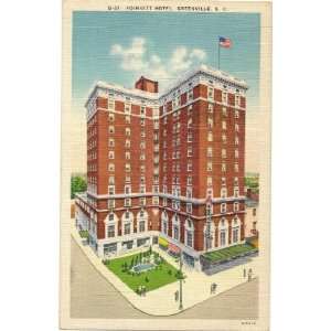   Postcard   Poinsett Hotel   Greenville South Carolina 