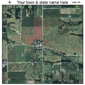    Aerial Photography Map of Ollie, Iowa 2011 IA 