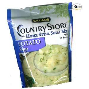 Williams Country Store Potato Soup 6 Pack  Grocery 