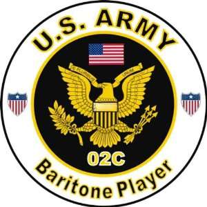  United States Army MOS 02C Baritone Player Decal Sticker 5 