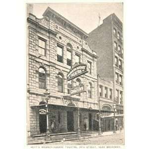 1893 Print Hoyts Madison Square Theatre New York City 