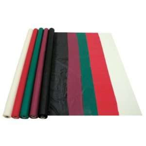   mil Thickness Black Velvet Color Plastic Tablecover Roll (Case of 1