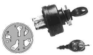 IGNITION SWITCH FITS VARIOUS MODELS (SEE BELOW)  