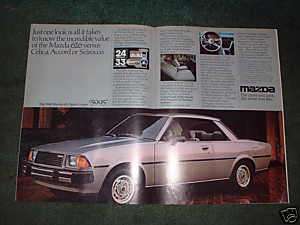 1980 MAZDA 626 SPORT COUPE CAR AD  