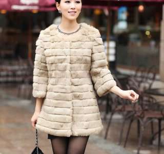 VIVI top womens fur coat jacket size 8 14   